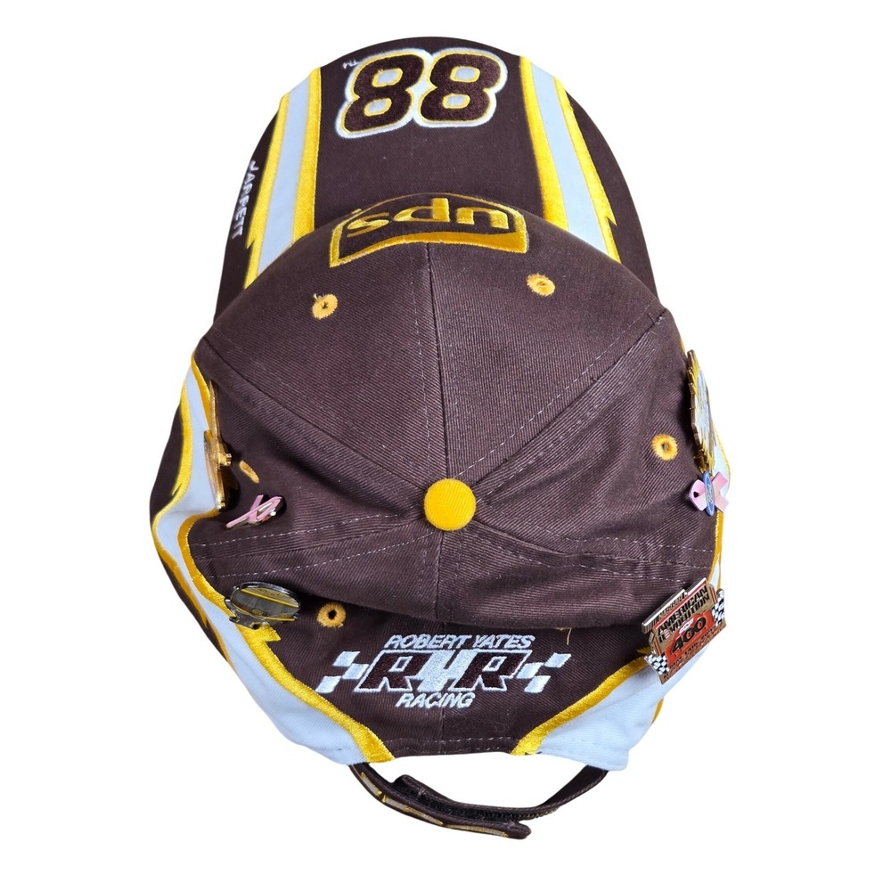 Dale Earnhardt‎ Jr 88 UPS Nascar Racing Baseball Cap with Pins - Picture 15 of 16
